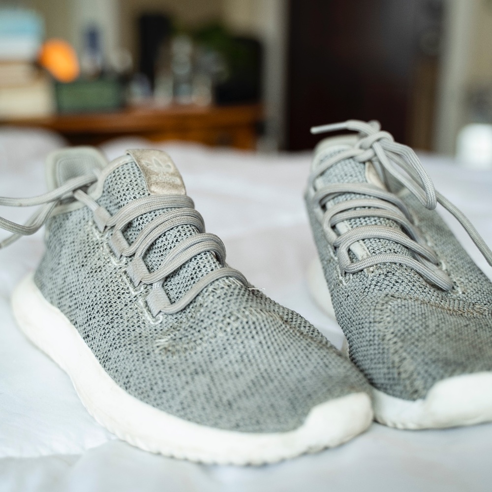 Blue/Grey Knit Adidas
